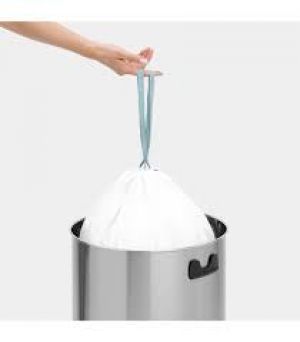 POUBELLE BRABANTIA PUSH BIN 60L ARGENT